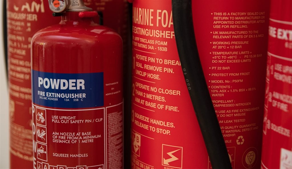 What fire extinguisher to use?